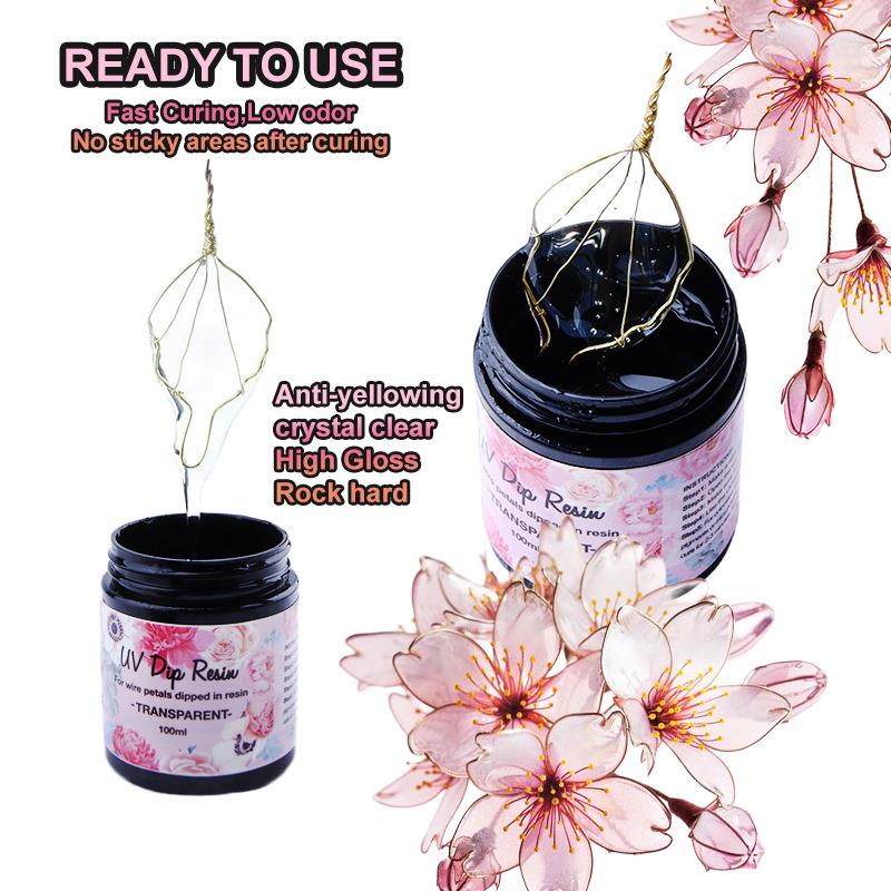Pegamento de resina UV DIP de  - Flower Preservation Resin reseña y precio